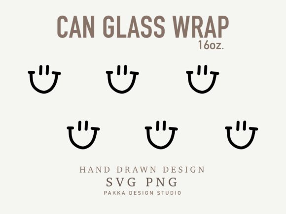 Can Glass Svg Retro Smiley Face Wrap Review