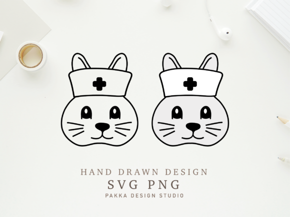 Cute Animal Bunny Face Nurse Svg Png Review