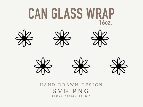 Daisy Flower Glass Can Wrap Svg Review