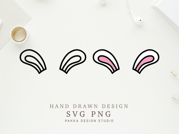 Easter Bunny Ear Svg for Embroidery Projects