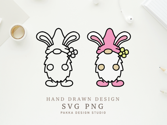 Gnome Svg Easter Spring Flower Design Review