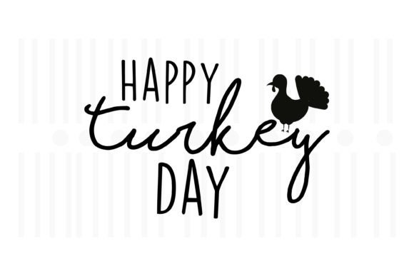 Happy Turkey Day SVG for Embroidery Projects