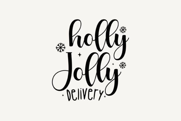 Holly Jolly Delivery Christmas SVG Review