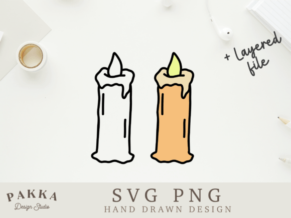 Layered Halloween Candle Svg Png Review