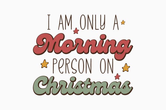 Morning Person on Christmas Retro SVG Review
