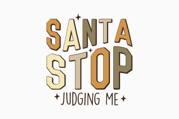 Santa Stop Retro Christmas Quote SVG Review