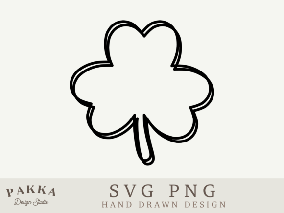 Shamrock Svg Png Double Outline Review